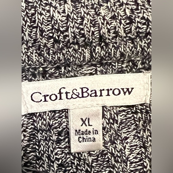 Croft & Barrow Heather Gray Turtleneck Sweater - Picture 3 of 8